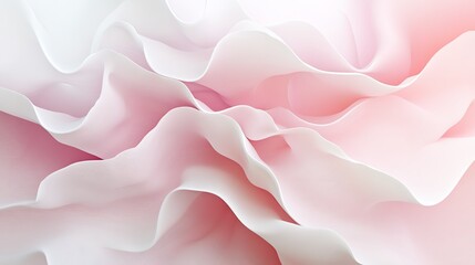 Obraz premium Soft Flowing Patterns in Shades of Pink and White Create a Calming Visual Experience in Abstract Design