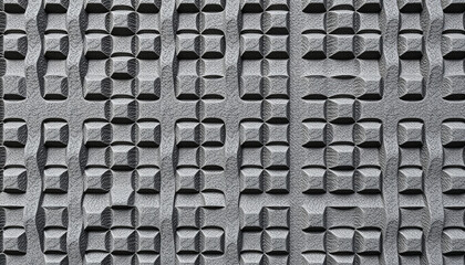 グレーの格子角風のマテリアル素材