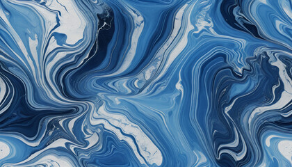 青を基調とした、マーブル素材