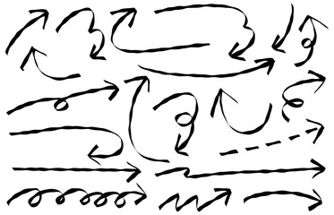 手書きの矢印セット