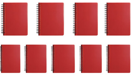  Blank red hardcover notebook or diary png