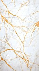 Obraz premium Abstract Background Marble Texture White Gold Veins Stone Illustration