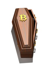 ビットコインマークの棺
