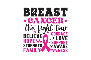 Breast cancer the fight svg, Breast Cancer SVG And T-shirt Design Bundle, Pink October Ribbon
, Cancer Survivor dtf, Fight Quote Sublimation, Breast Cancer Awareness, Breast Cancer Warrior TShirt