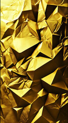 Abstract Background- Golden Textured Wrinkled Surface