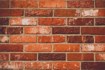 Fototapeta premium Red Brick Wall Texture Background