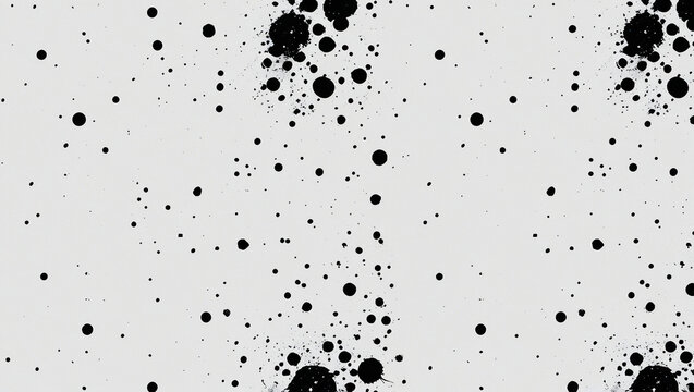 Minimalist Black and White Speckled Texture &ndash; Distressed Grunge Overlay with Subtle Halftone Effect, High-Contrast Monochrome Abstract Background for Modern Design and Illustration