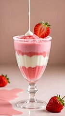 Strawberry layered dessert video
