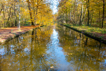 Nymphenburg Canal in Munich - Germany