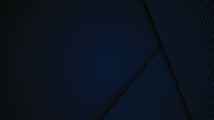 Blue background vector design. Luxury background with line and blue gradation color.