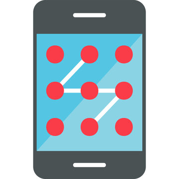 Mobile Pattern Lock Icon