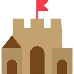 Sand Castle Icon