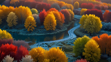 autumn colors in the park,
autumn in the park