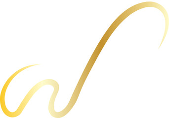 Elegant Golden Thread Decoration Ornament