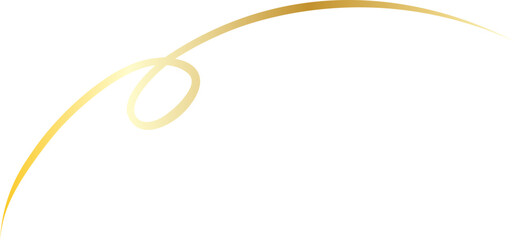 Elegant Golden Thread Decoration Ornament