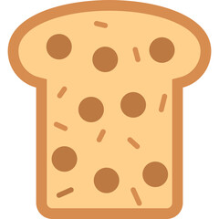 Whole Wheat Bread Icon