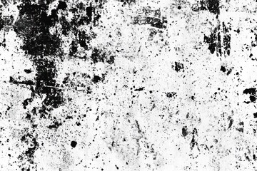 Grunge texture with black and white splatters.