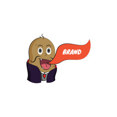 cartoon potato mascot