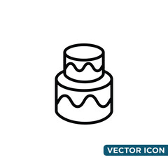 Minimalist Birthday Icon Design Template 