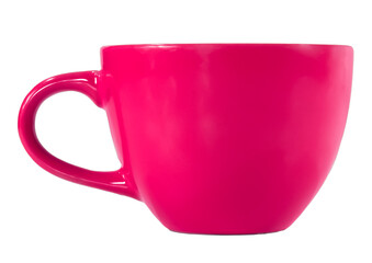 red cup isolated on white background
