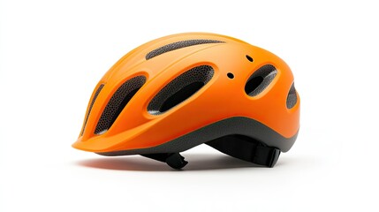 Children's bicycle helmet, designed with extra padding and secure straps for safety, isolated on a white background.