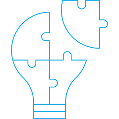 Obraz premium Problem Solving icon single vector illustration