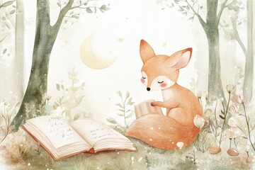 Enchanted Forest: A Fox's Nighttime Story
