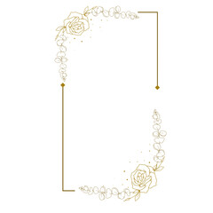 Floral Border frame 