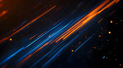 Fototapeta premium A powerful burst of light streaking across the canvas, creating an explosive and dynamic visual experience.