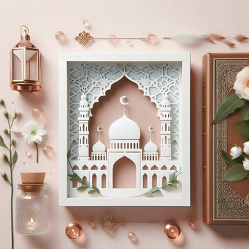interior frame of a mosque 