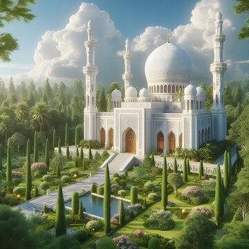 mosque in heaven garden