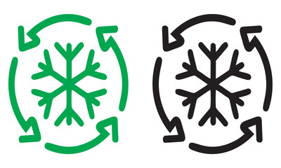 Cool down icon vector illustration.