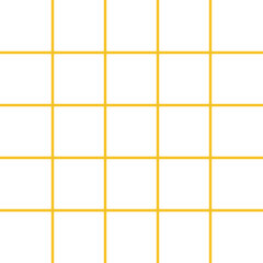 Yellow square line grid 5x5