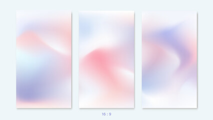 Fototapeta premium Abstract gradient background with soft blur effect in purple, pink, and blue tones. dreamy soft tone. Perfect for website backgrounds, digital marketing, social media templates, presentation, poster.