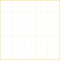 Yellow square line grid 5x5