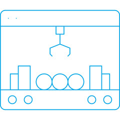 Claw Machine icon single vector illustration