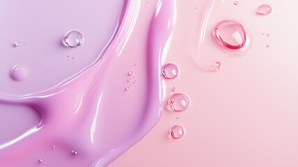 pink bubbles background