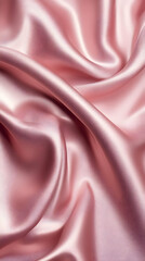 Obraz premium Pink silk fabric, draped, soft folds, luxury texture, design background