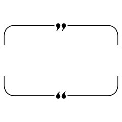 Quote Speech Box Frame