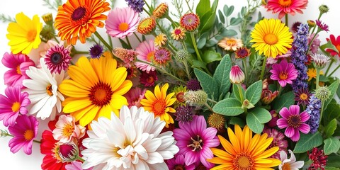 Intricate Tapestry of Vegetables Adorned with Floral Motifs