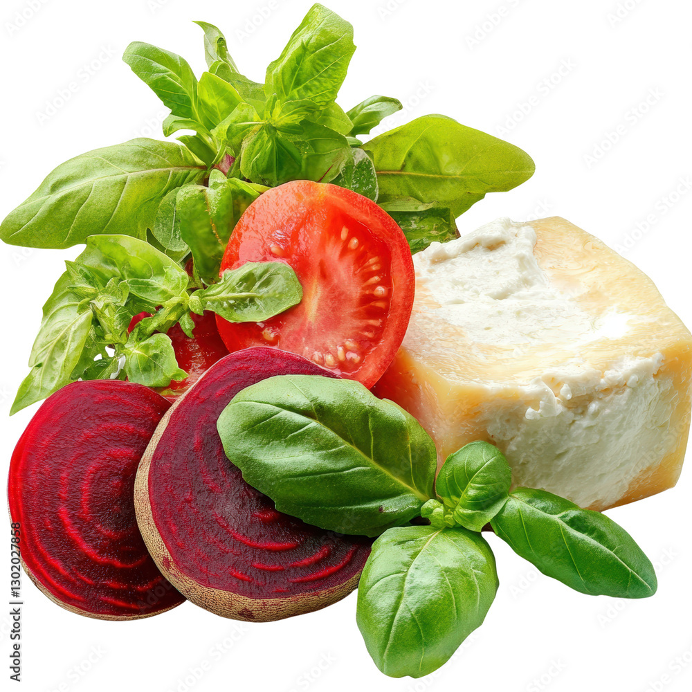 Poster colorful array of fresh vegetables displayed together in a beautiful arrangement on a wooden surface