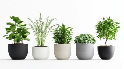 Obraz premium Gracefully poised on a pristine white surface, this elegant indoor plant features long, slender stems artfully arched at the center, adding lush greenery and serenity to any space