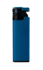 blue lighter isolated
