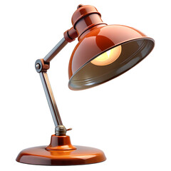 Vintage Desk Lamp with Adjustable Arm and Warm Bronze Finish