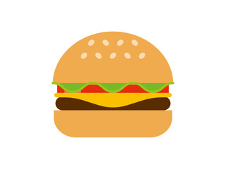 シンプルなハンバーガー
