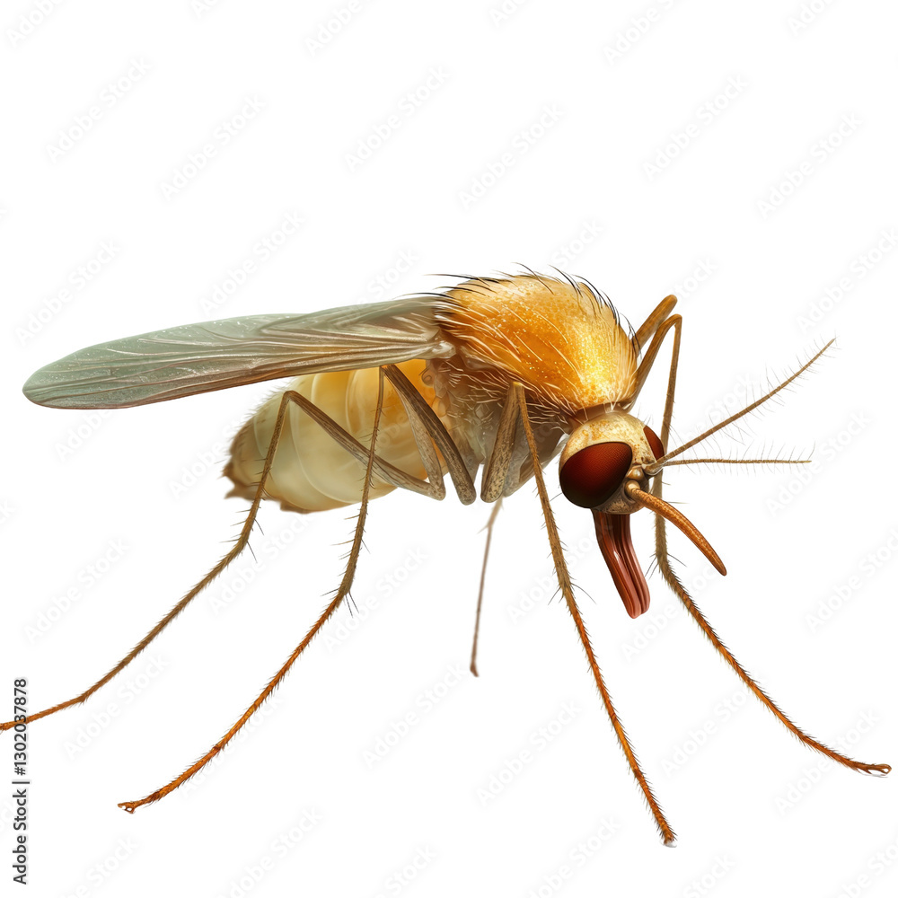 Poster close-up of a fly insect perched on a surface showcasing its delicate features and intriguing textur