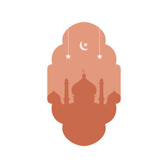 Islamic Ramadan Mosque Illustration