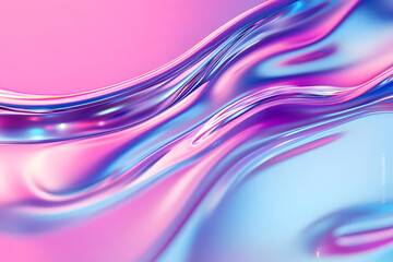 Fototapeta premium Stylish colorful gradient fluid twisted channel abstract element background