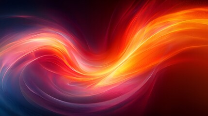 Obraz premium Abstract swirling fiery dynamic background design