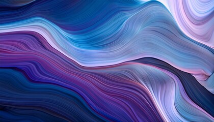 Obraz premium horizontal colorful abstract wave background with midnight blue light gray and moderate violet colors can be used as texture background or wallpaper